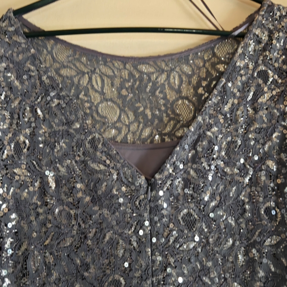 Alex Evenings Heather Sequin Dress - Picture 6 of 7